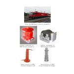 Parts-for-HXD3-Model-electric-locomotive